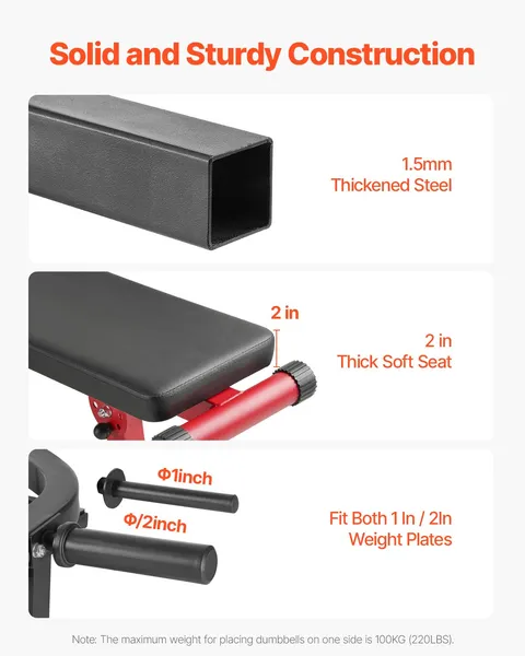 VEVOR Chest Press Machine - Construction Detail